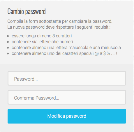 Cambio Password FNOMCeO